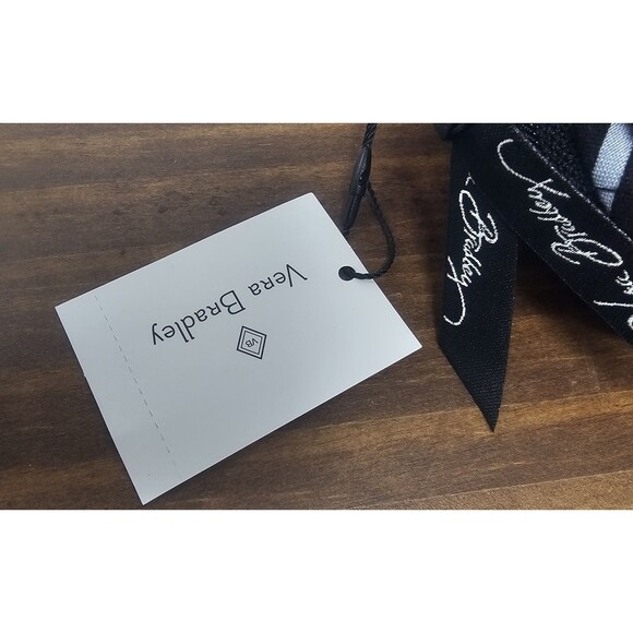 Vera Bradley Medium Zip Cosmetic Case Northern Stripes Multicolor  7"x6" NWT - Picture 10 of 16